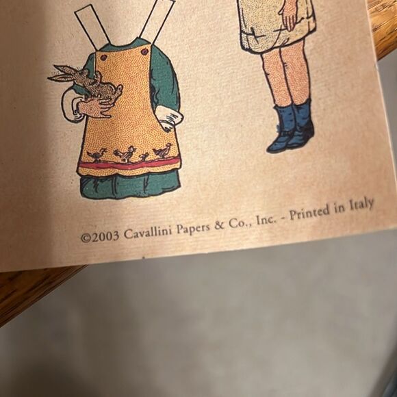 Vintage Picture of Doll-Cut-Outs 28”X20” - Picture 7 of 7